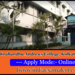 Dinabandhu Andrews College Admission 2022 B A B Com B Sc